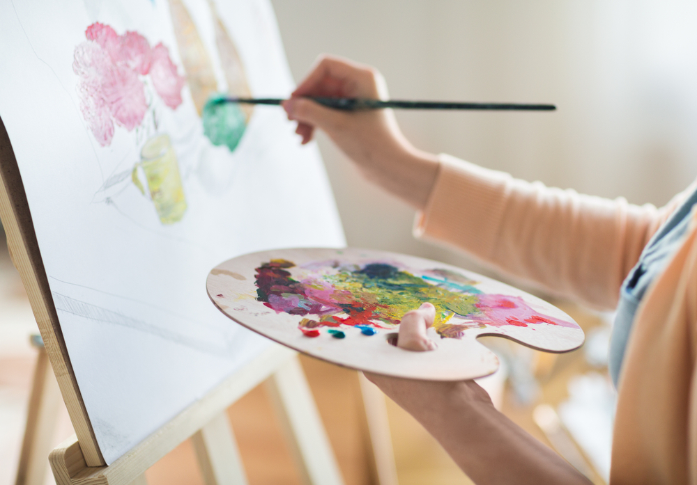 Pintura com Tinta Acrílica I